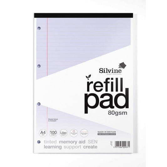 Silvin Refil Pad Violet 100 Pages A4