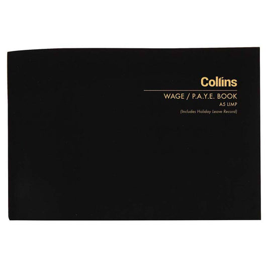 Wage Book Collins A5 Limp 64Lf
