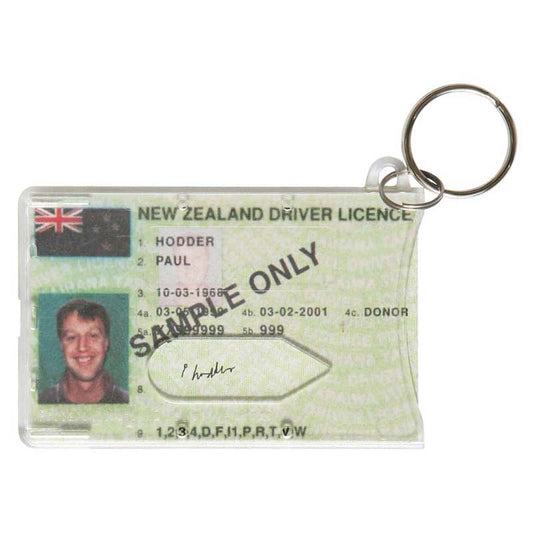 Key Ring Driver License Holder