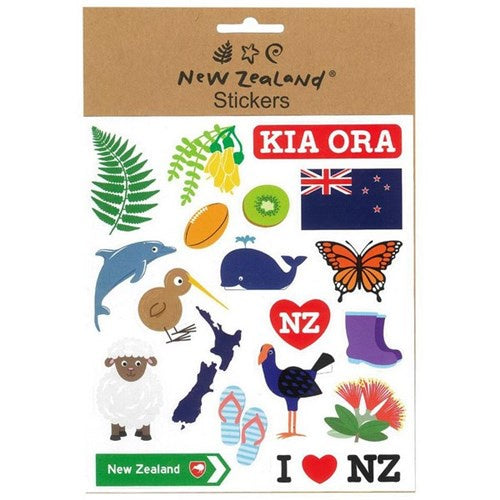 NZ Stickers Kiwiana Icons