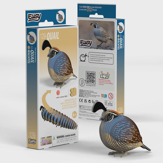 Eugy Quial 3D Cardboard Model Kit 129