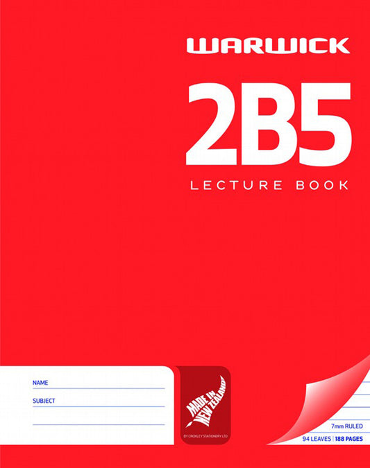 Lecture Book Warw 2B5 7Mm 94Lf