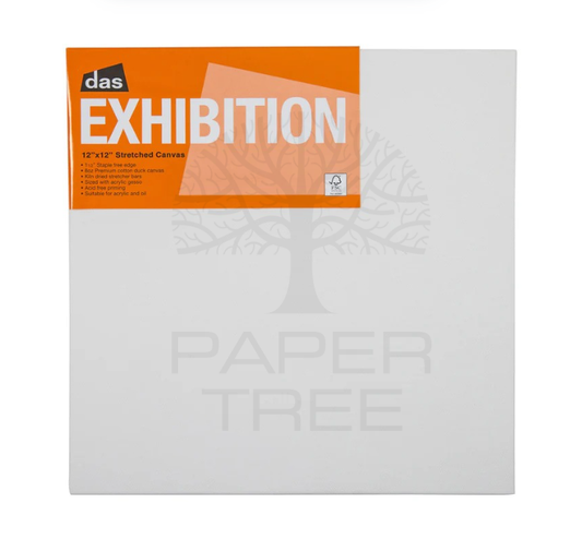 Das Exhibition 1.5" Stretched Canvas 12x12''