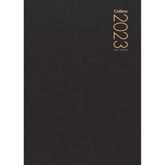 2025 Collins Diary A43 Black Odd Year