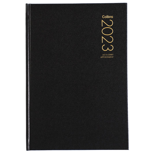 2025 Collins Diary A51A Black Appointment Odd Year