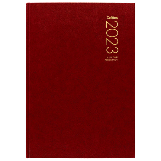 2025 Collins Diary A51A Red Appointment