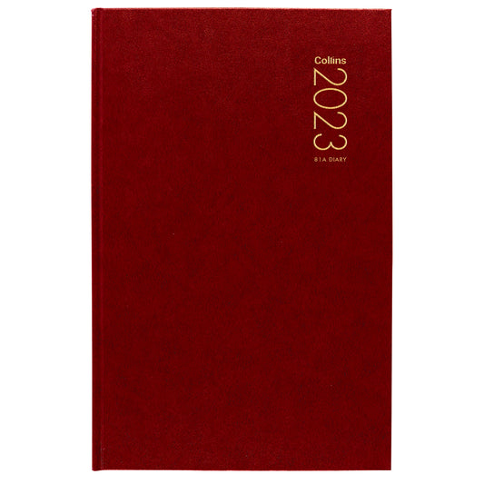 2025 Collins  Diary 81A Red Odd Year