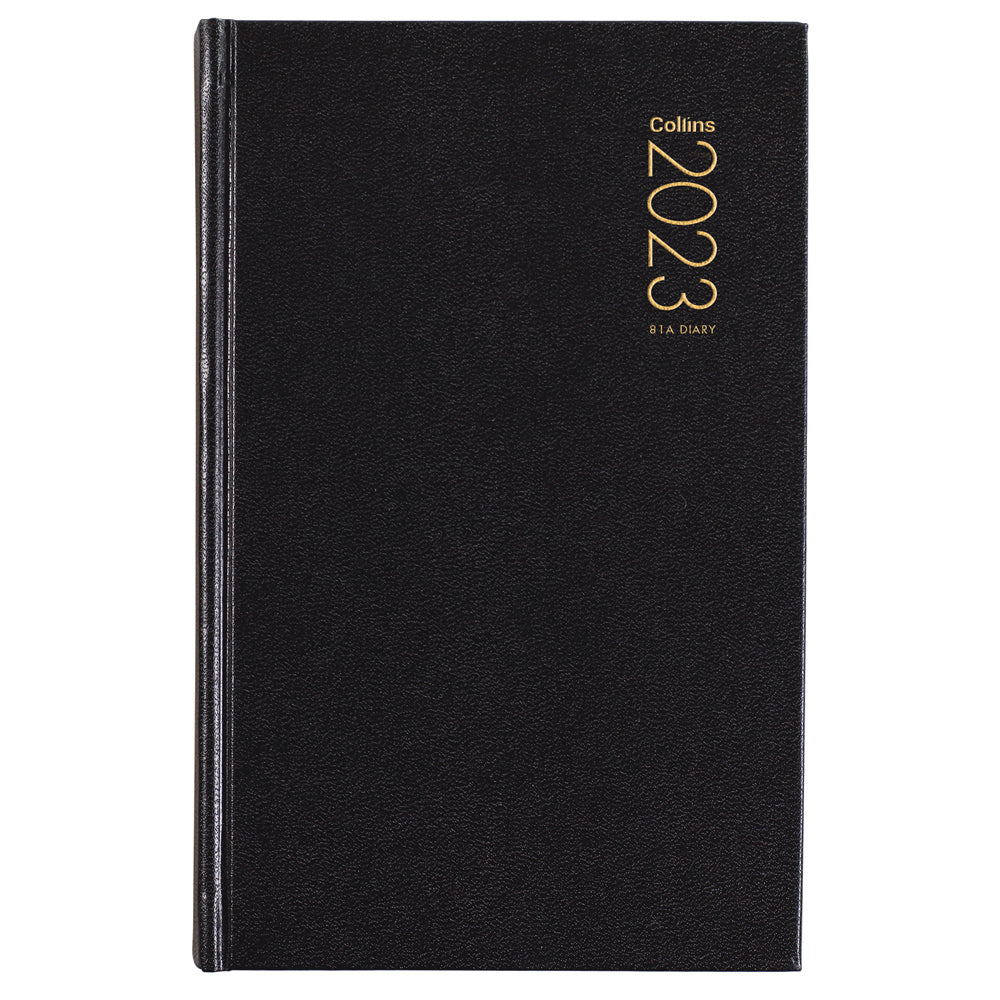 2025 Collins Diary 81A Black Odd Year