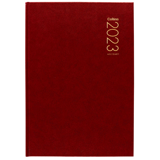 2025 Collins Diary A 52 Red