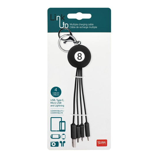 Charging Cable Multi - Link Up 8 Ball