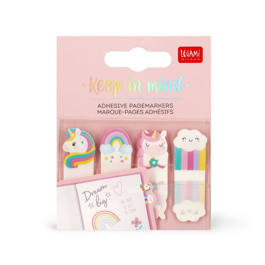 Legami Unicorn Keep In Mind Adhesive Page Markers