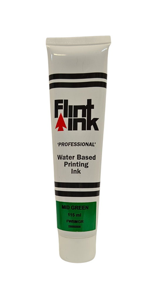 Flint Water Based Printing Ink 115ml -Mid Green