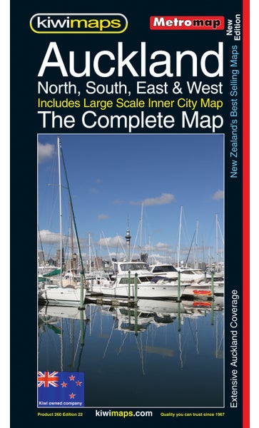 Map Metromap Sheet Auckland Complete