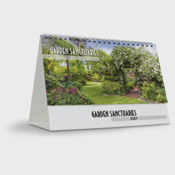 2027 Garden Sanctuaries Desk Calendar