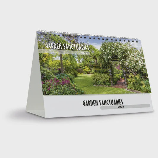 2027 Garden Sanctuaries Desk Calendar