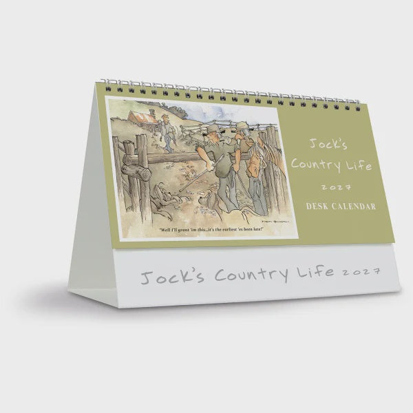 2027 Jocks Country Life Desk Calendar