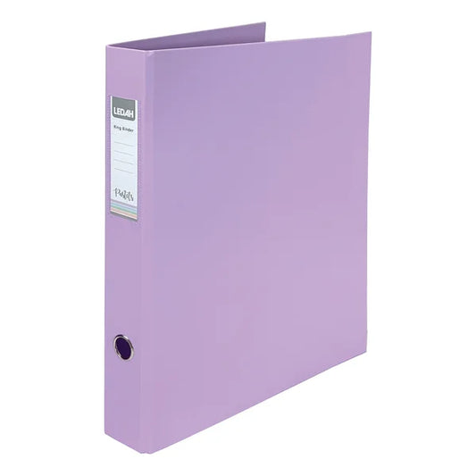 Ledah Ringbinder Pastel Purple A4