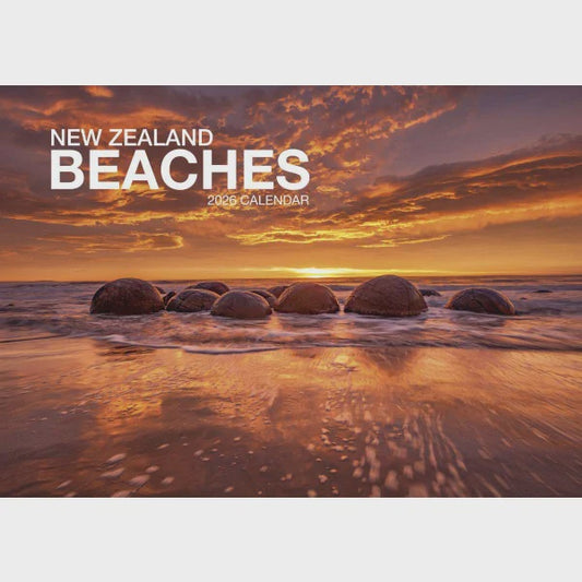 New Zealand Beaches Calendar 2026