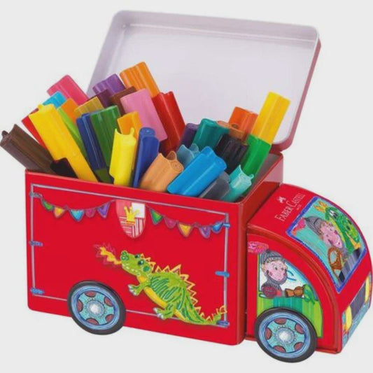 Faber-Castell Connector Pens Markers Tin Truck - 33