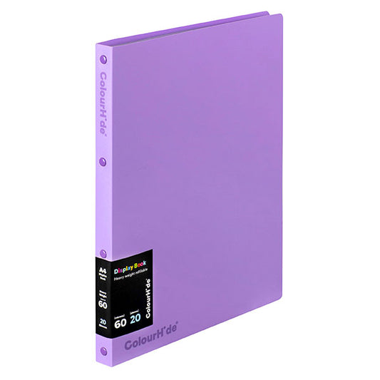 Ch Display Book Ref 20Pkt Purple