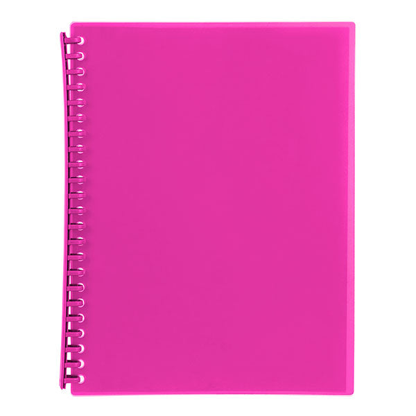 Marbig A4 20 Poc Display Book Pink