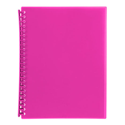 Marbig A4 20 Poc Display Book Pink