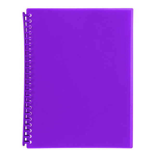 Mbg A4 20 Poc Display Book Purple