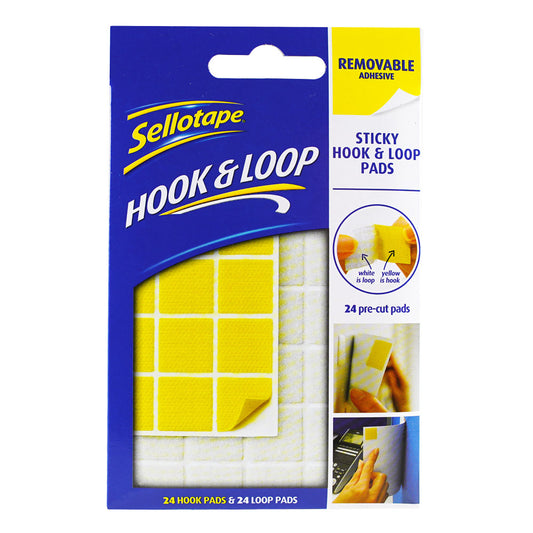 Sellotape Hook & Loop Pads