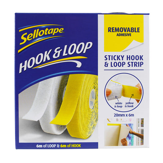 Sellotape Sticky Hook & Loop