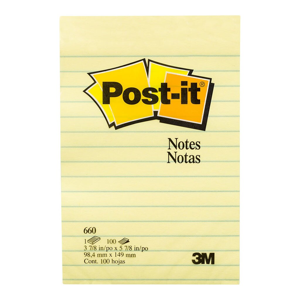 Post-it Lined Notes 660 101*152mm