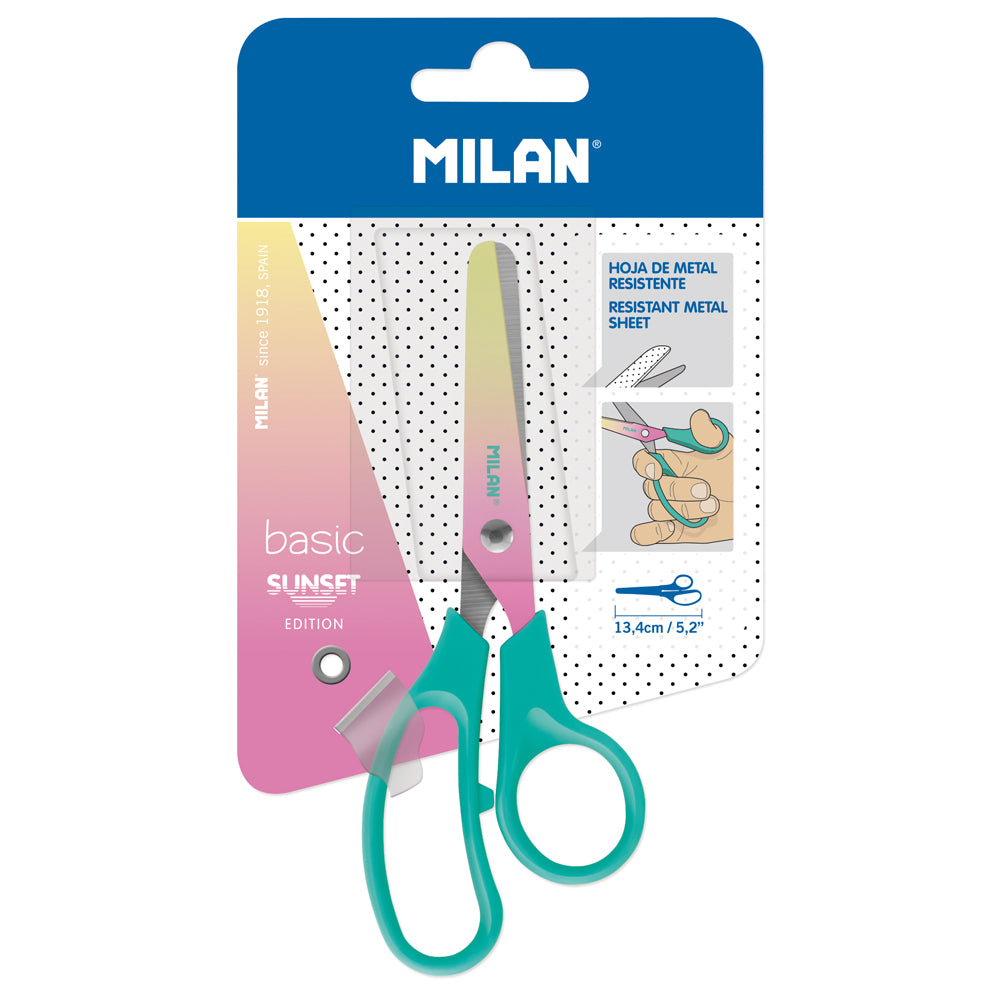 Milan Sunset Scissors 52 In Turquoise