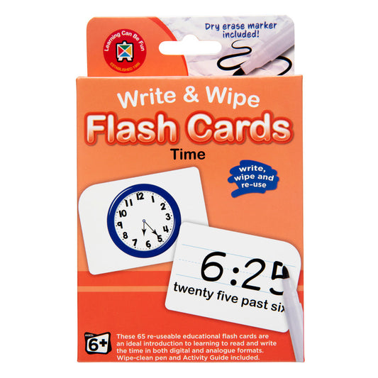 Write And Wipe Flashcards Time