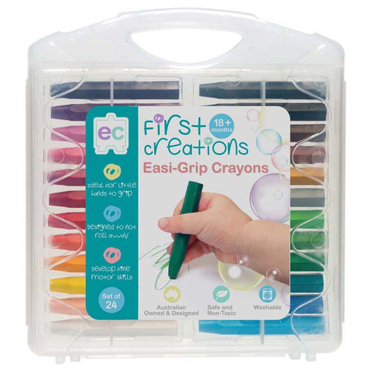 Ec First Creations Esi Grip Crayon 24 Pc