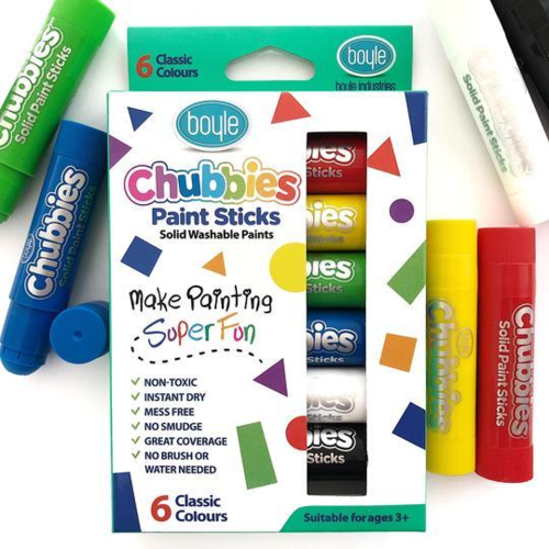 Boyle Chubbies Paint Sticks Set 6 Classic