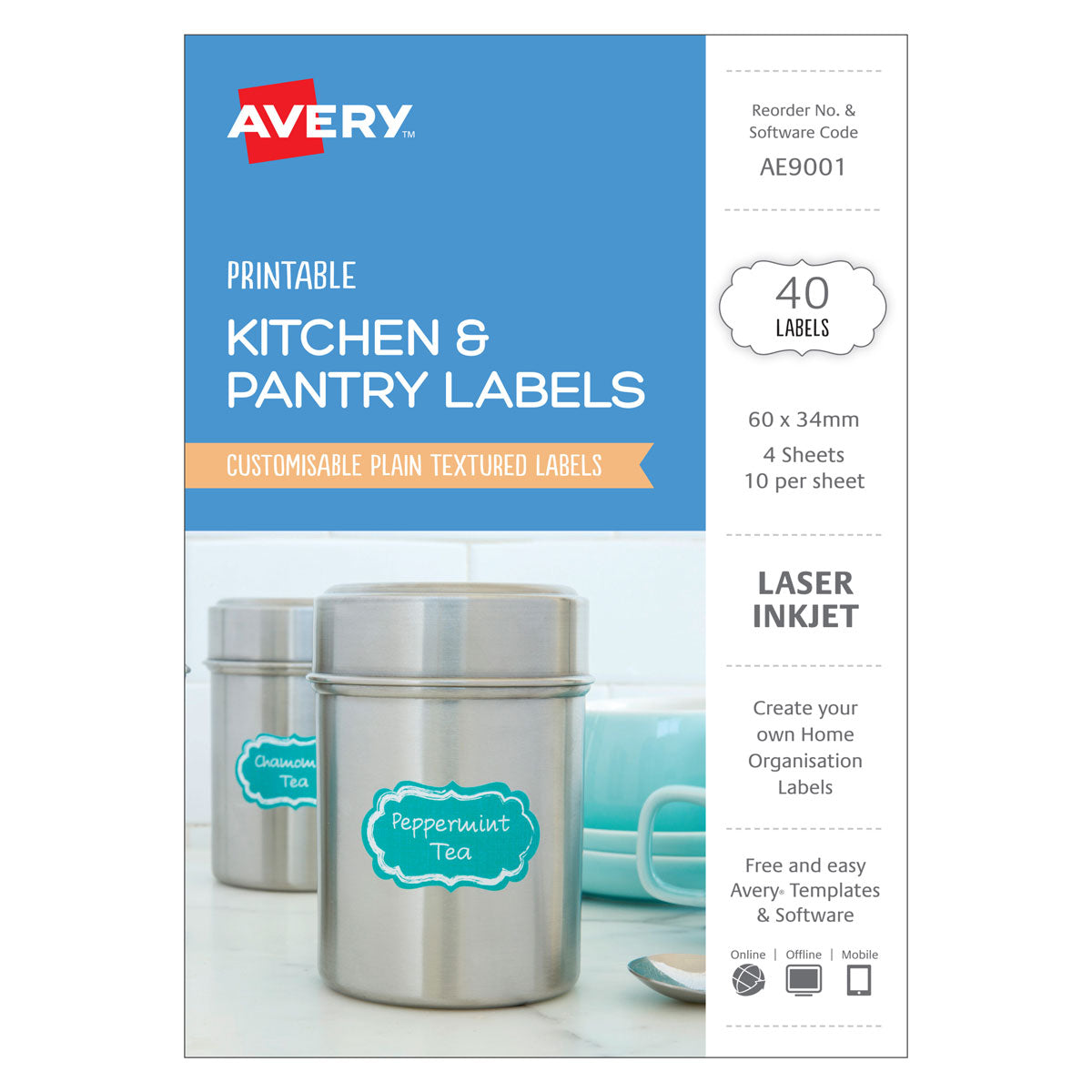 Avery Kitchen & Pantry Labels