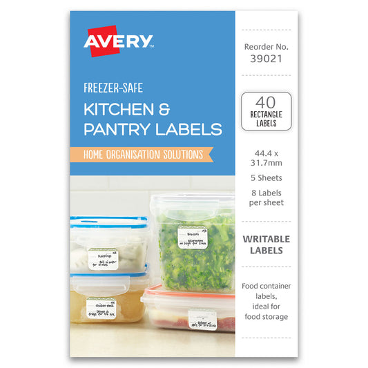 Avery Freezer Safe Kitchen & Pantry Lables