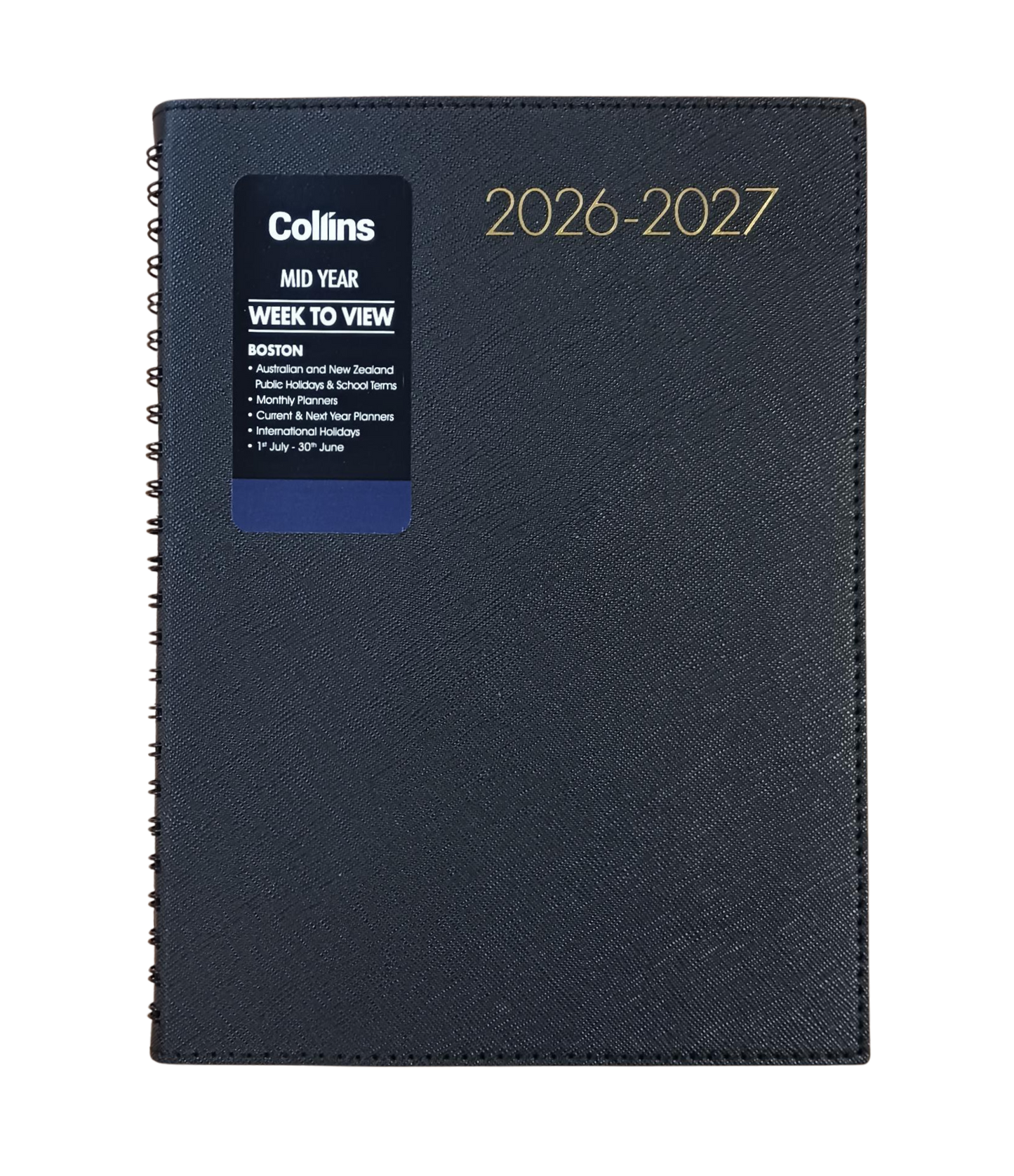 Collins diary Mid Year Boston A53 week to view 2026/2027