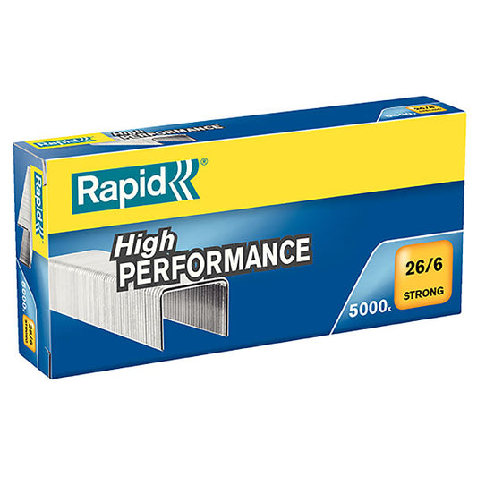 Rapid Staples 26/6 Mm Bx500 Strong