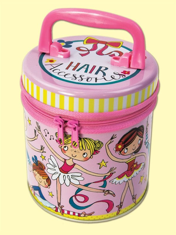 Rachel Ellen - Ballerina Hair Accessories - Zipped Tin