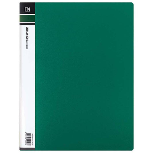 Display Book Fm A4 20 Pckt Green