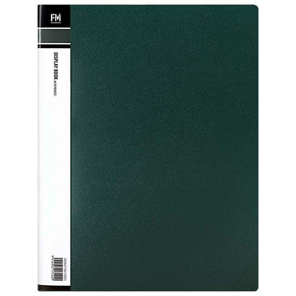 Display Book Fm A4 60 Pckt Forest Green