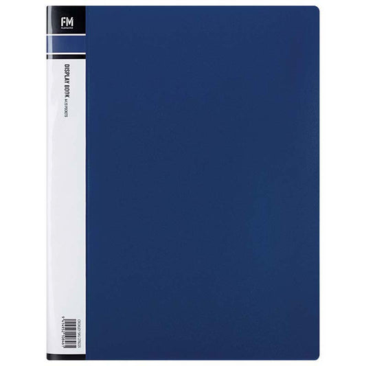 Display Book Fm A4 20 Pckt Blue