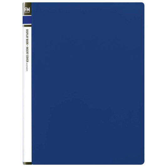 Display Book Fm Ins Cover 20 Pckt Blue