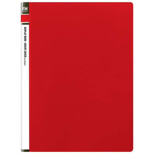 Fm Display Book Red Insert 20 Pocket