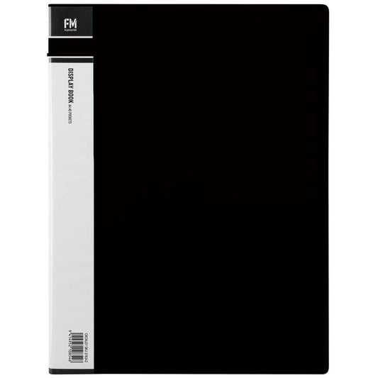 Display Book Fm A4 40 Pckt Black