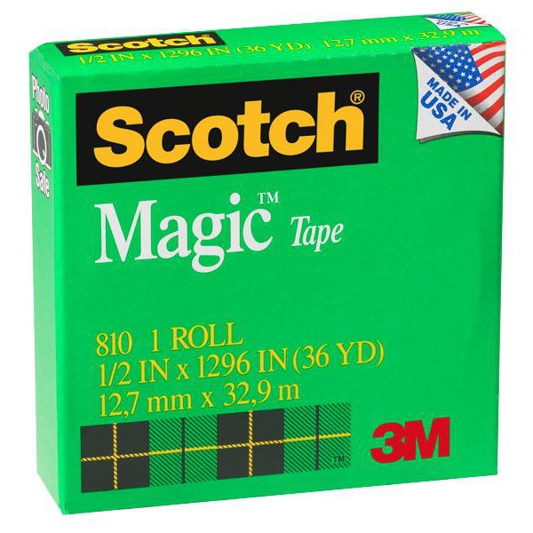 Tape Scotch 810 Magic Tape 19Mmx33M