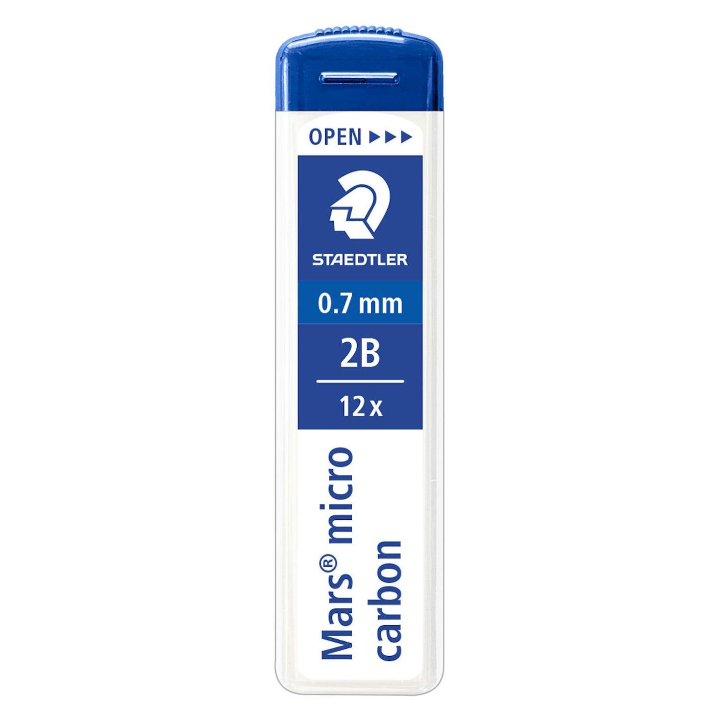 Staedtler Leads Mars Micro  0.7 mm 2B 12 Pce