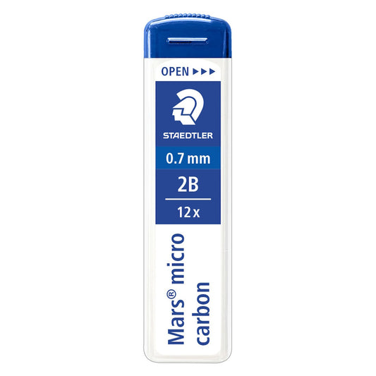 Staedtler Leads Mars Micro  0.7 mm 2B 12 Pce