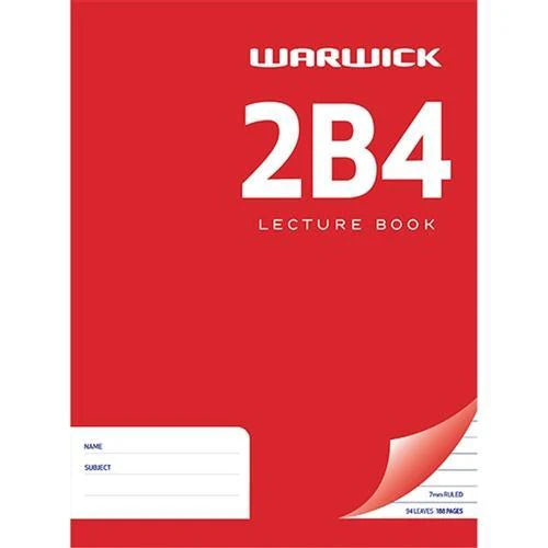 Lecture Book Warw 2B4 7Mm Ruled 94Lf