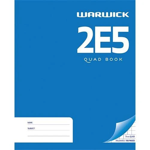 Lecture Book Warw 2E5 7Mm Quad 78Lf